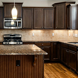 cabinets and countertops